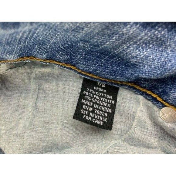Rue 21 Size 7/8 Womens Jeans Medium Wash Stretch Skinny Ankle Low Rise D… - Picture 4 of 5